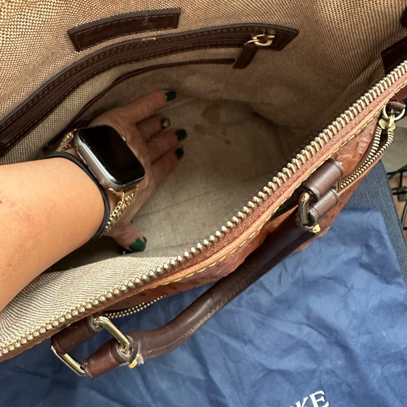 Dooney & Bourke brown ostrich purse - Picture 8 of 16